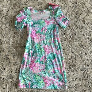 BRAND NEW NEVER WORN LILLY PULITZER HAYON SHORT SLEEVE DRESS SIZE XS